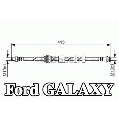 BOSCH خرطوم الفرامل 392mm — 2012 Ford Galaxy