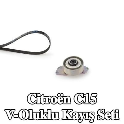 GATES V-Ribbed Kayış Seti Micro-V Kiti, Micro-V® Stretch Fit™ — Citroën C15