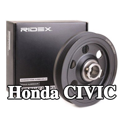 RIDEX بكرة العمود المرفقي — 2000 Honda Civic