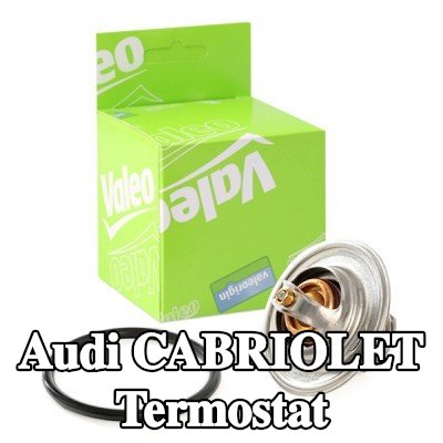 VALEO Termostat 87°C, conta/sızdırmazlık elemanları ile — Audi Cabriolet