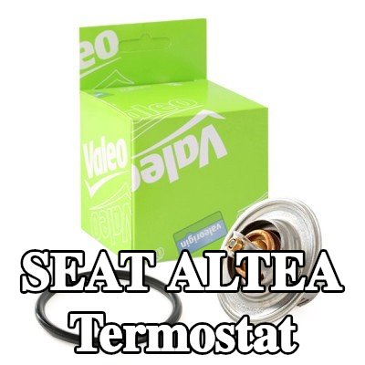 VALEO Termostat 87°C, conta/sızdırmazlık elemanları ile — 2012 SEAT Altea