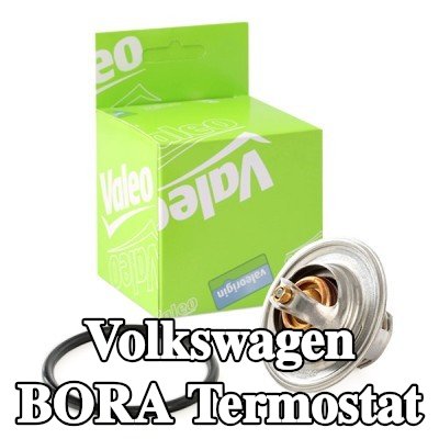 VALEO Termostat 87°C, conta/sızdırmazlık elemanları ile — Volkswagen Bora