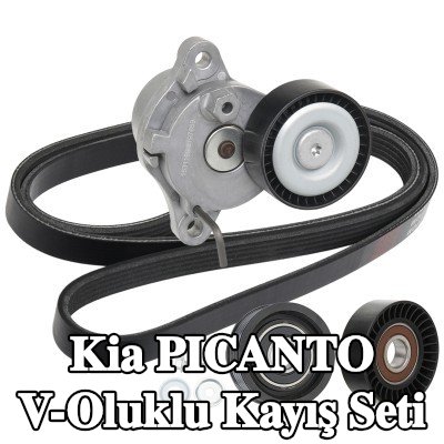 RIDEX V-Oluklu Kayış Seti — 2005 Kia Picanto
