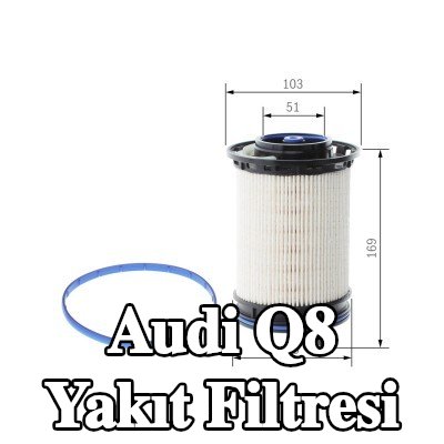BOSCH Yakıt filtresi — Audi Q8