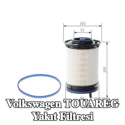 BOSCH Yakıt filtresi — Volkswagen Touareg