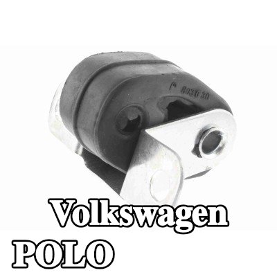 VAICO حامل التثبيت, كاتم الصوت بجودة VAICO الأصلية — 2000 Volkswagen Polo
