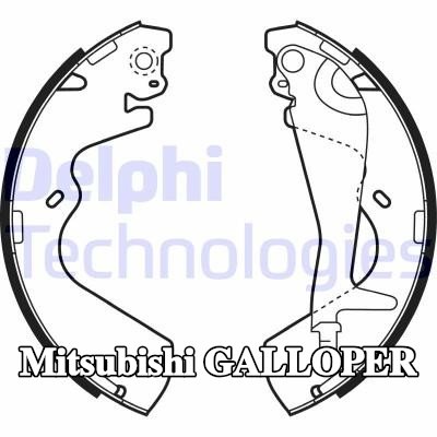 DELPHI مجموعة أحذية الفرامل — Mitsubishi Galloper