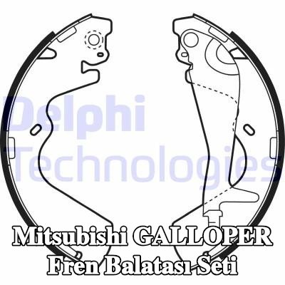 DELPHI Fren Balatası Seti — Mitsubishi Galloper