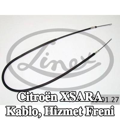 LINEX Kablo, hizmet freni — 1997 Citroën Xsara