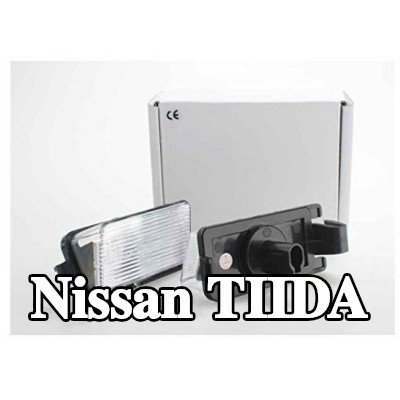 TECH إضاءة لوحة الأرقام إضاءة لوحة الترخيص — Nissan Tiida