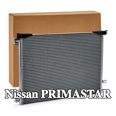 RIDEX مكثف تكييف الهواء 610 × 435 × 16 مم, بدون مجفف — 2001 Nissan Primastar
