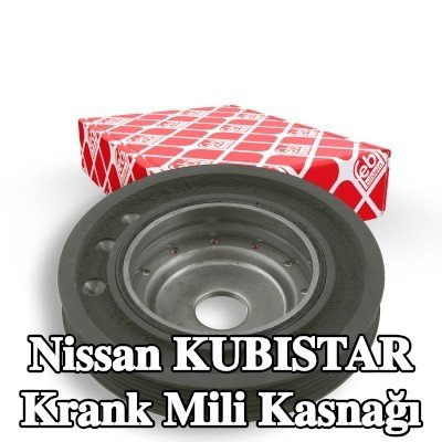 FEBI BILSTEIN Krank mili için krank mili kasnağı — Nissan Kubistar