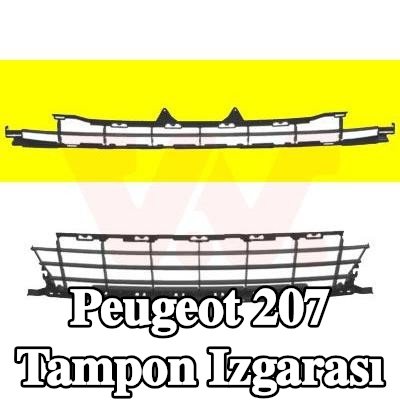 VAN WEZEL Çamurluk ızgarası Ön — Peugeot 207
