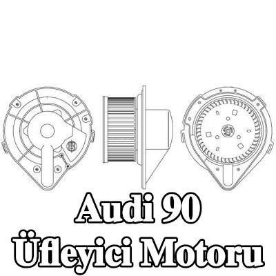 MAHLE Üfleyici motoru 12V, klimalı araçlar için — Audi 90