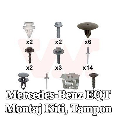 VAN WEZEL Montaj Kiti, tampon — Mercedes-Benz Eqt