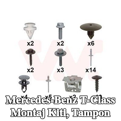 VAN WEZEL Montaj Kiti, tampon — Mercedes-Benz T-Class