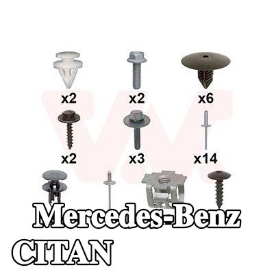 VAN WEZEL طقم التثبيت، المصد — Mercedes-Benz Citan