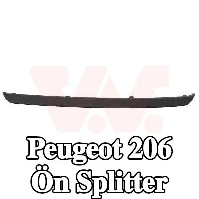 VAN WEZEL Ön splitter Ön — Peugeot 206