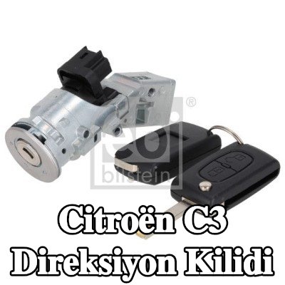 FEBI BILSTEIN Anahtarlı direksiyon kilidi — 2011 Citroën C3