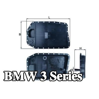 MAHLE حوض زيت ناقل الحركة الأوتوماتيكي مع حشية/ختم, مع مرشح — 2016 BMW 3 Series