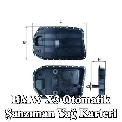 MAHLE Contalı/sızdırmazlık elemanlı otomatik şanzıman yağ karteri, filtre ile — 2003 BMW X3