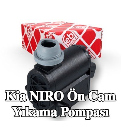 FEBI BILSTEIN Ön cam yıkama pompası 12V, conta halkası ile — 2016 Kia Niro
