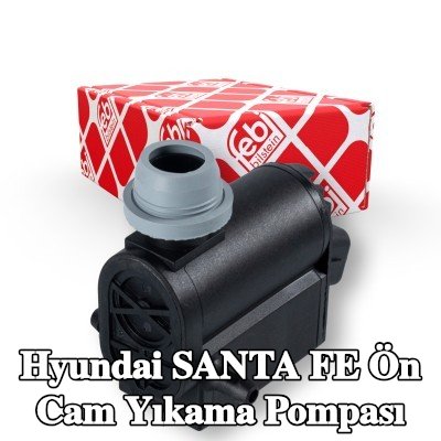 FEBI BILSTEIN Ön cam yıkama pompası 12V, conta halkası ile — 2002 Hyundai Santa Fe