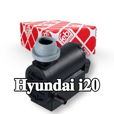 FEBI BILSTEIN مضخة غسيل الزجاج الأمامي 12V, مع حلقة مانعة للتسرب — 2012 Hyundai i20