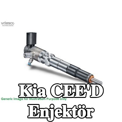 Schaeffler Vitesco Conta/sızdırmazlık elemanı ile birlikte enjektör, Kontrol Ünitesi/Yazılımı eğitilmeli/güncellenmelidir — Kia Cee'd
