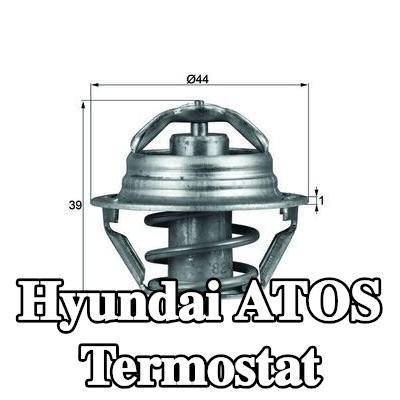 MAHLE Termostat 82°C, 44mm, contalı/sızdırmaz — Hyundai Atos