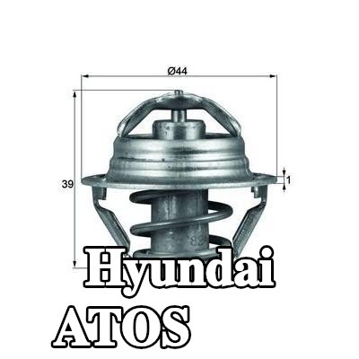 MAHLE ثرموستات 82°C, 44mm, مع حشية/مانع تسرب — Hyundai Atos