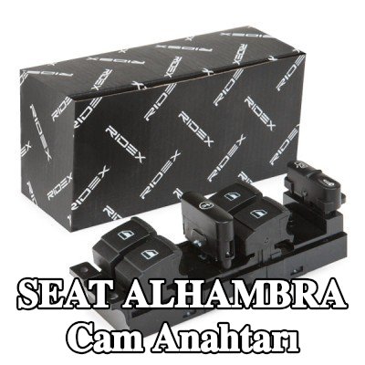 RIDEX Sürücü tarafı cam anahtarı, Ön — 2002 SEAT Alhambra