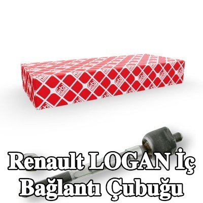 FEBI BILSTEIN İç bağlantı çubuğu OE Turbo YENİ, Sol Ön Aks, Ön Aks Sağ, 194mm, karşı somunlu — Renault Logan