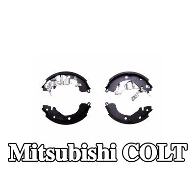 HELLA مجموعة أحذية الفرامل مع ذراع فرامل اليد — 1990 Mitsubishi Colt