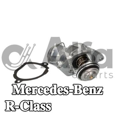 Alfa e-Parts شفة سائل التبريد مع حشيات/أختام, مزود بثرموستات — 2005 Mercedes-Benz R-Class