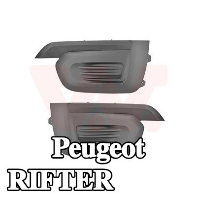VAN WEZEL شبكة المصد الأيسر الأمامي, أمامي أيمن, بدون فتحة (فتحات) لمصابيح الضباب — Peugeot Rifter