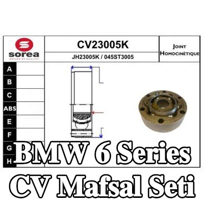 EAI CV Mafsal Seti — 2003 BMW 6 Series