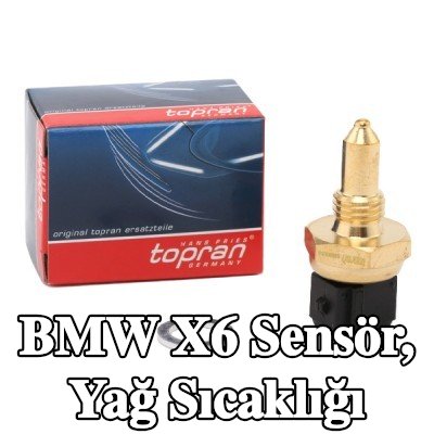TOPRAN Sensör, oil temperature M 12, conta halkası ile — BMW X6