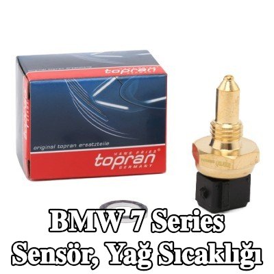 TOPRAN Sensör, oil temperature M 12, conta halkası ile — BMW 7 Series