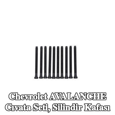 KAMOKA Cıvata seti, silindir kafası — 2002 Chevrolet Avalanche