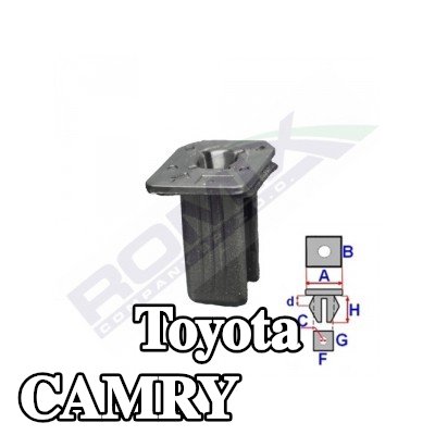ROMIX مشبك، المصد — 2010 Toyota Camry