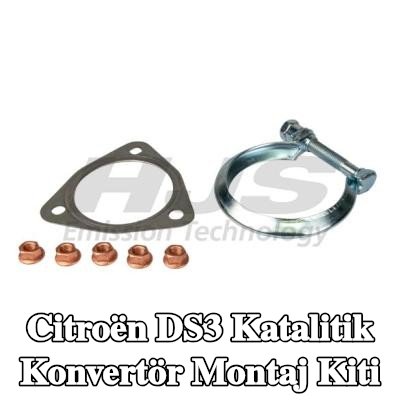 HJS Katalitik konvertör montaj kiti — 2012 Citroën Ds3