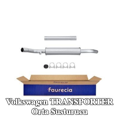 HELLA Montaj parçaları ile birlikte orta susturucu — 2002 Volkswagen Transporter