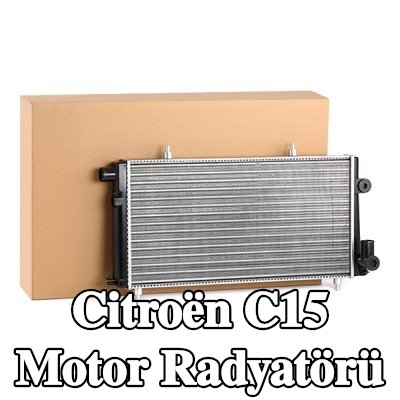 RIDEX Motor radyatörü Alüminyum, Plastik — Citroën C15