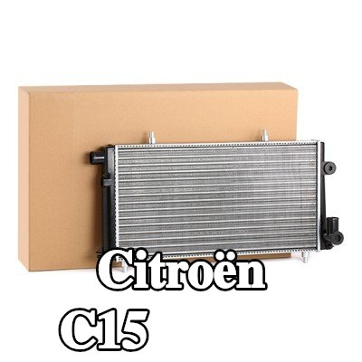 RIDEX مبرد المحرك من الألومنيوم, بلاستيك — Citroën C15