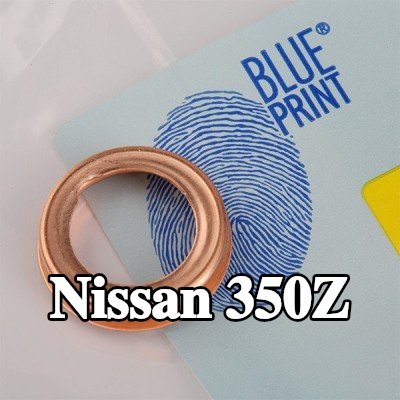 BLUE PRINT حشية سدادة حوض الزيت من النحاس, Inner Diameter: 12, 0mm — Nissan 350z