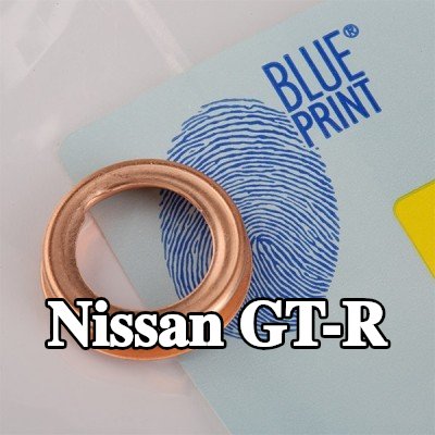 BLUE PRINT حشية سدادة حوض الزيت من النحاس, Inner Diameter: 12, 0mm — Nissan Gt-r
