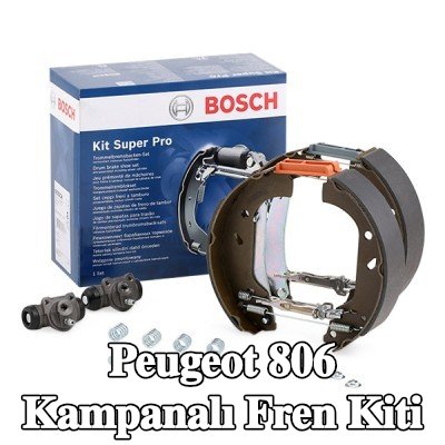 BOSCH Aksesuarları dahil tambur fren kiti, tekerlek fren silindiri ile — Peugeot 806