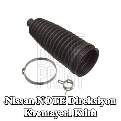 BLUE PRINT Direksiyon kremayeri kılıfı Ön Aks Sol, kelepçeli — Nissan Note