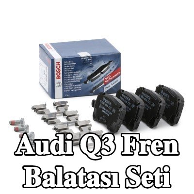 BOSCH Fren balatası seti 16, 7mm, gıcırtı önleyici plaka ile, cıvata/vida ile, aksesuarlarla, yaylı — 2012 Audi Q3